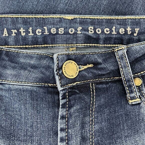Articles of Society Women's Skinny Jeans Medium Wash Straight Leg size 28 - Picture 7 of 10